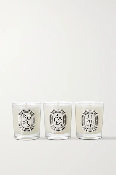 Diptyque
				
			
			
			
			
			
				Set of three scented candles, 3 x 70g
				£75.00 | NET-A-PORTER (UK & EU)