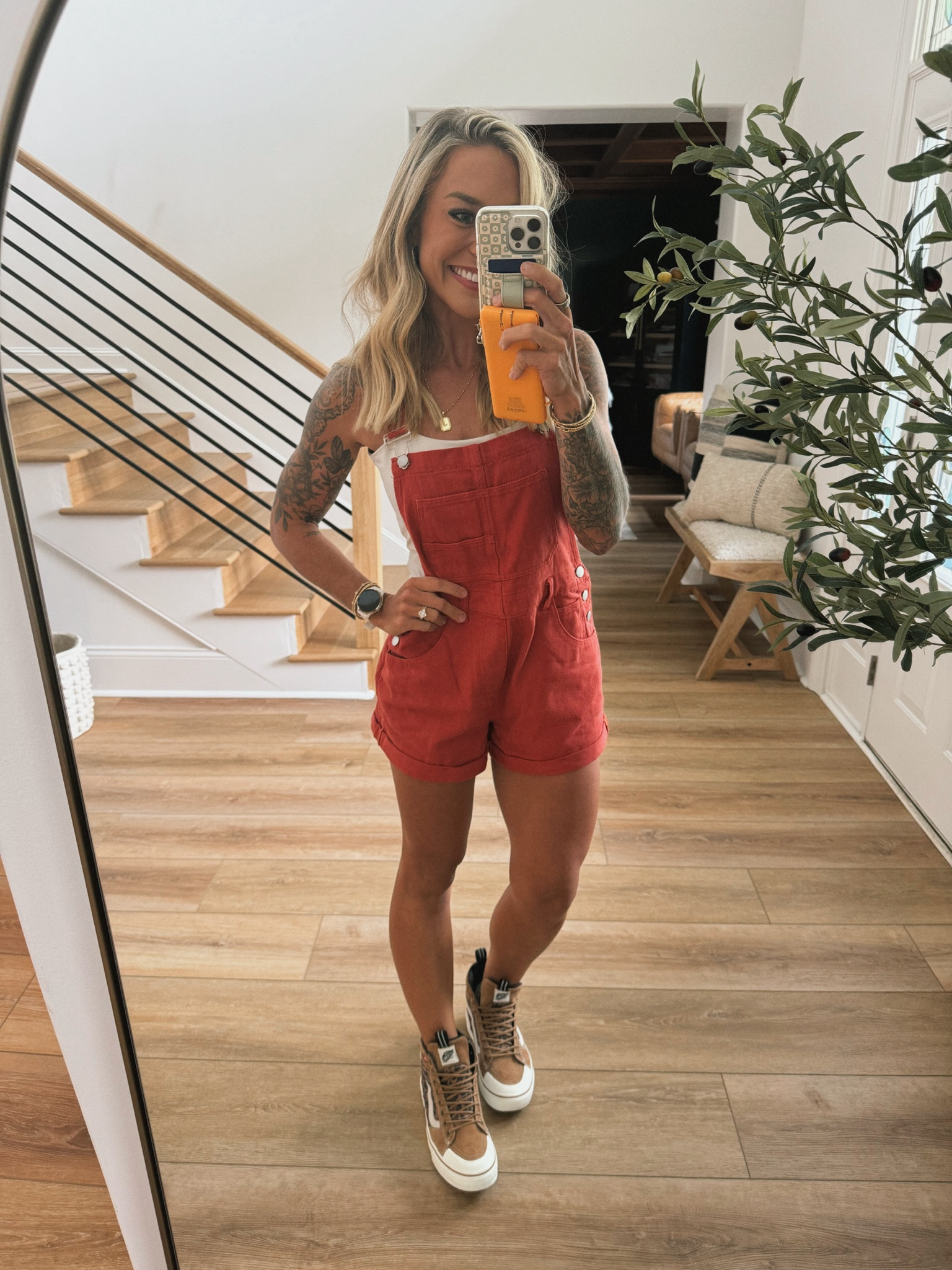 Lil BBQ date night w/ a girlfriend 🤎✨I’ll never shop raving about these overalls! Amazon!!!! In the S / oversized & tons of colors! Tank / S & I tried to link my shoes in stock😭 I’ve had them for a couple years and LOVE THEM! 

Summer style / ootd / Amazon fashion / outfit inspo / under $50 / casual / comfy / neutrals / date night / Holley Gabrielle / affordable style 

#LTKStyleTip #LTKFindsUnder50 #LTKFindsUnder100