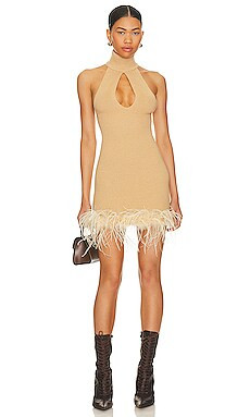 Lovers and Friends Maja Sweater Dress in Golden from Revolve.com | Revolve Clothing (Global)