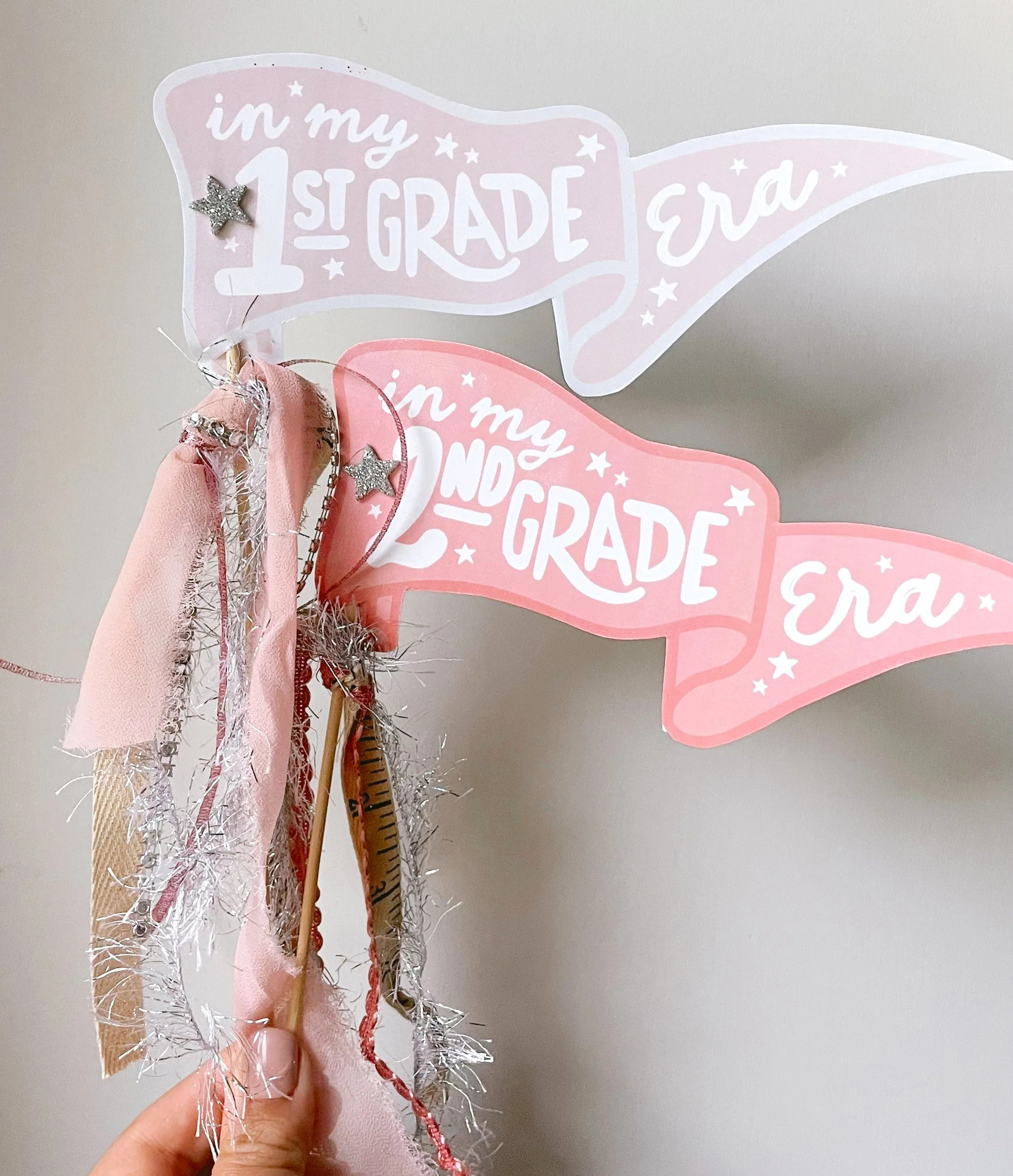 In my School Era Pennants | Printable Pennants | The Letter Vee