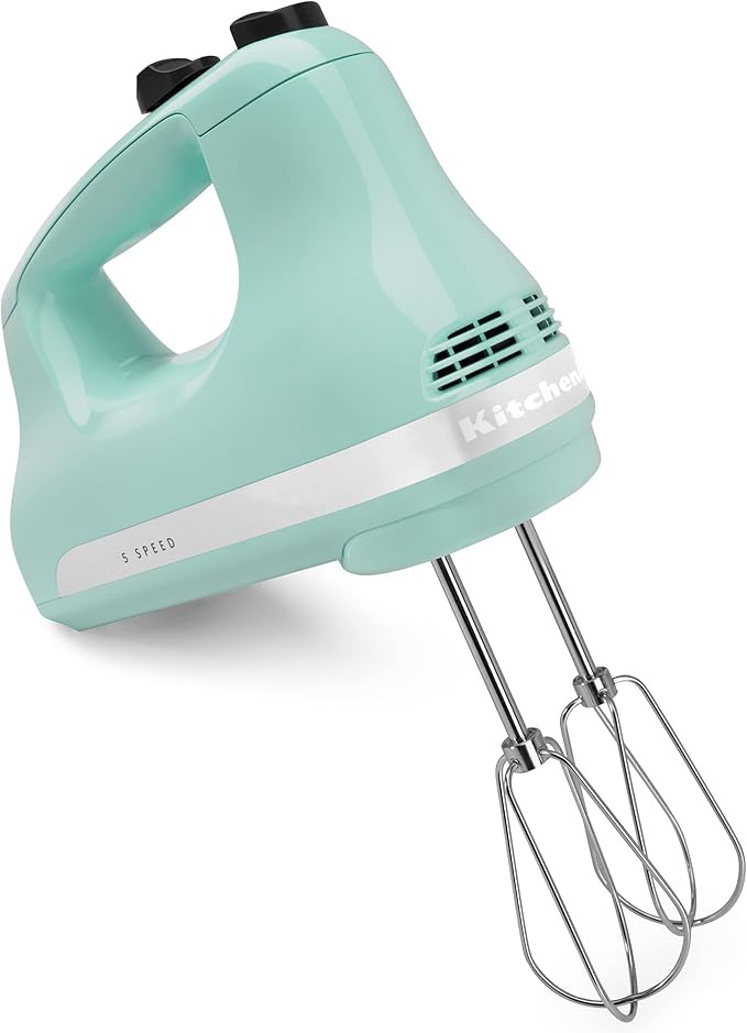 KitchenAid 5 Ultra Power Speed Hand Mixer - KHM512, Ice Blue | Amazon (US)