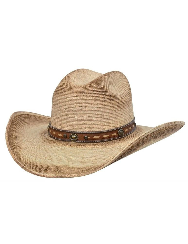 Alamo Western Cowboy Hat Adult Heame Burnished Palm 6 3/4 Brown D28740 | Amazon (US)