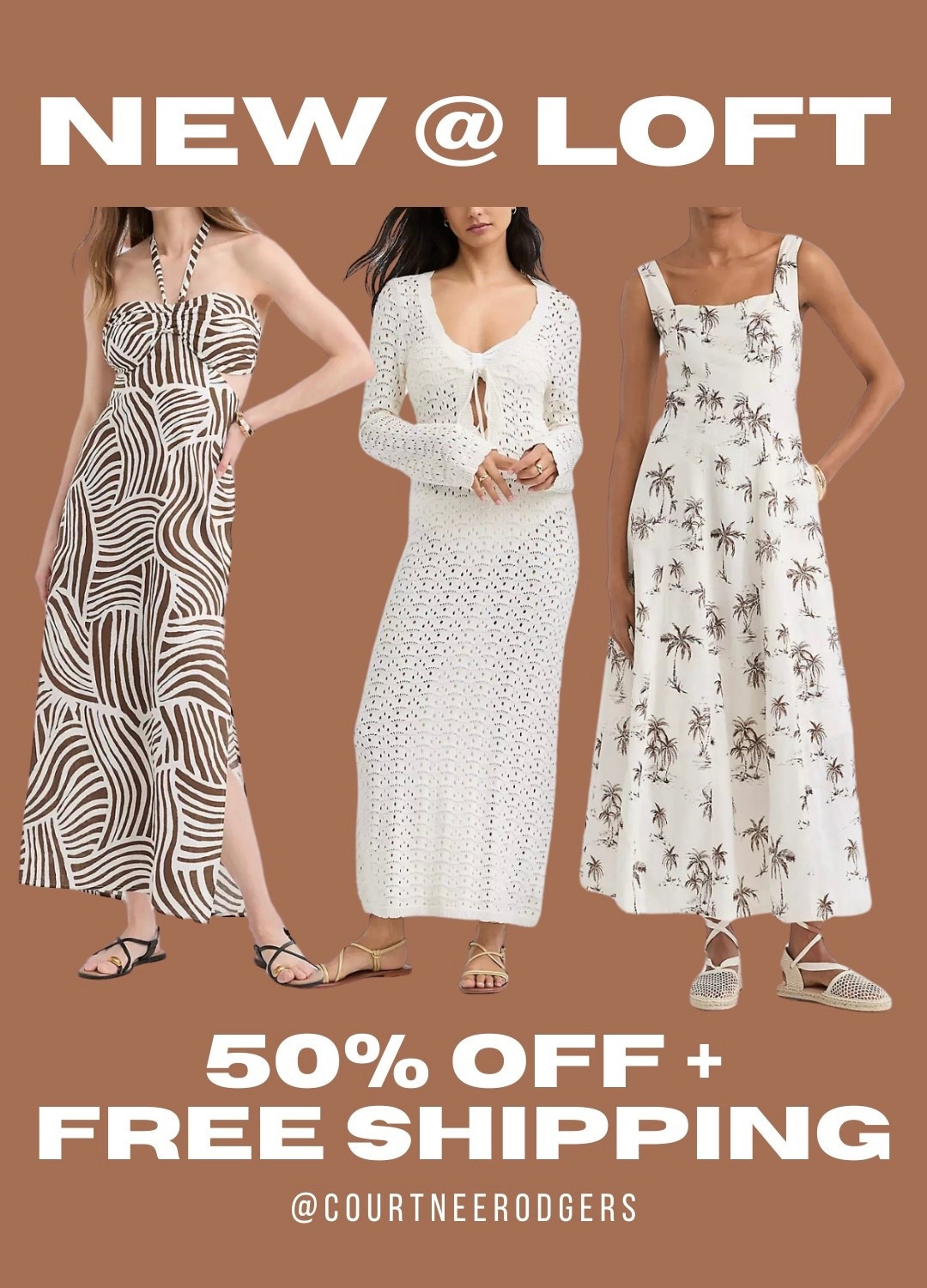Dresses I’m eyeing at Loft! 50% OFF + FREE SHIPPING!

Loft, summer dresses, beach dresses 

#LTKSwim #LTKSaleAlert #LTKMothersDay