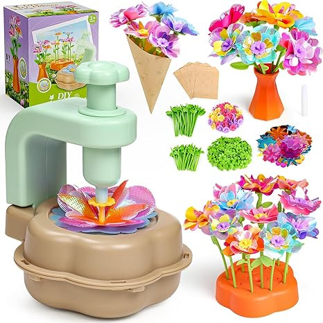 Scvcid DIY Art Flower Toys Include Extra Accessories Set, Arts and Crafts Activity Kit for Kids A... | Amazon (US)