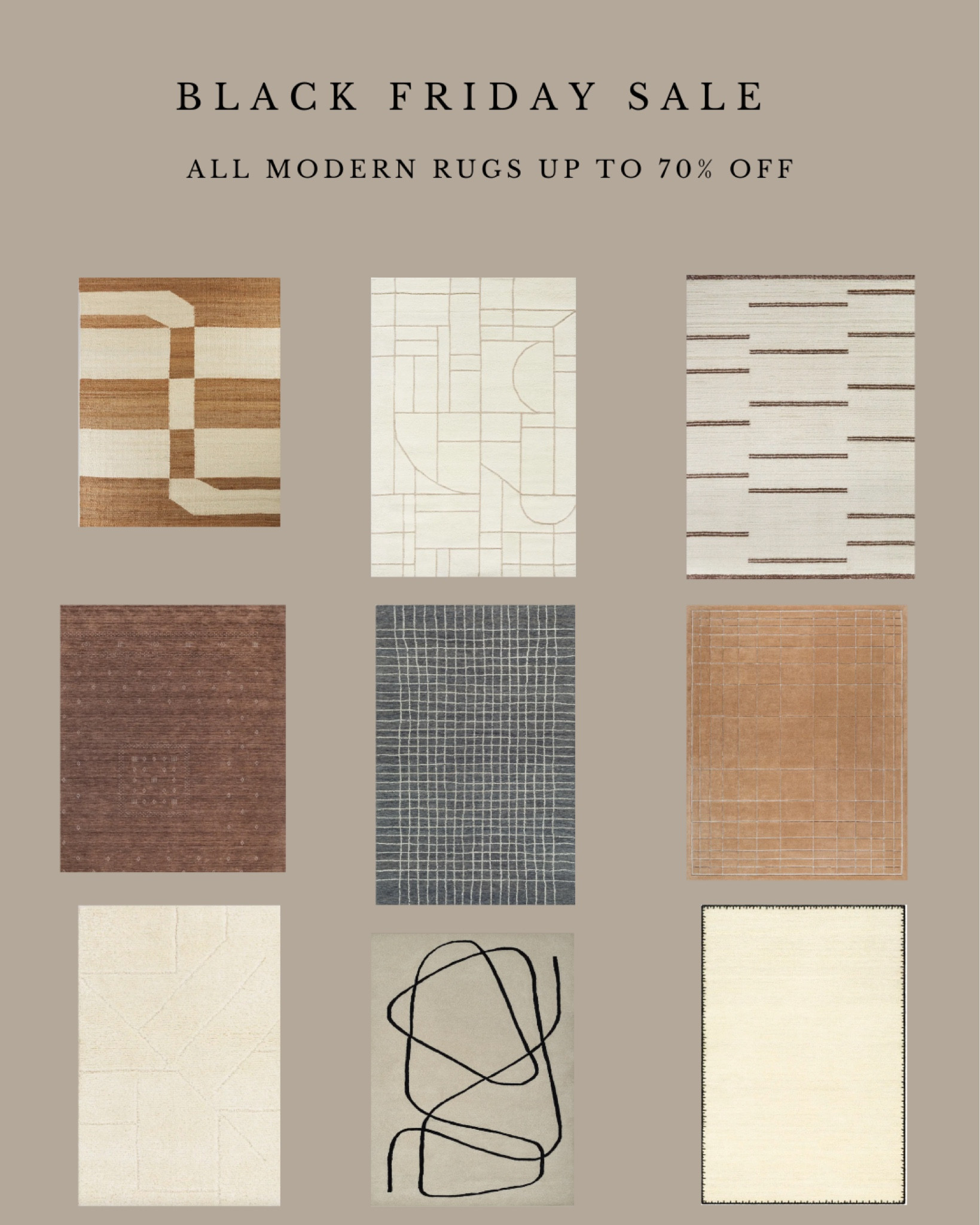 BLACK FRIDAY SALE - Up To 70% OFF All Modern Rugs 

#LTKHome