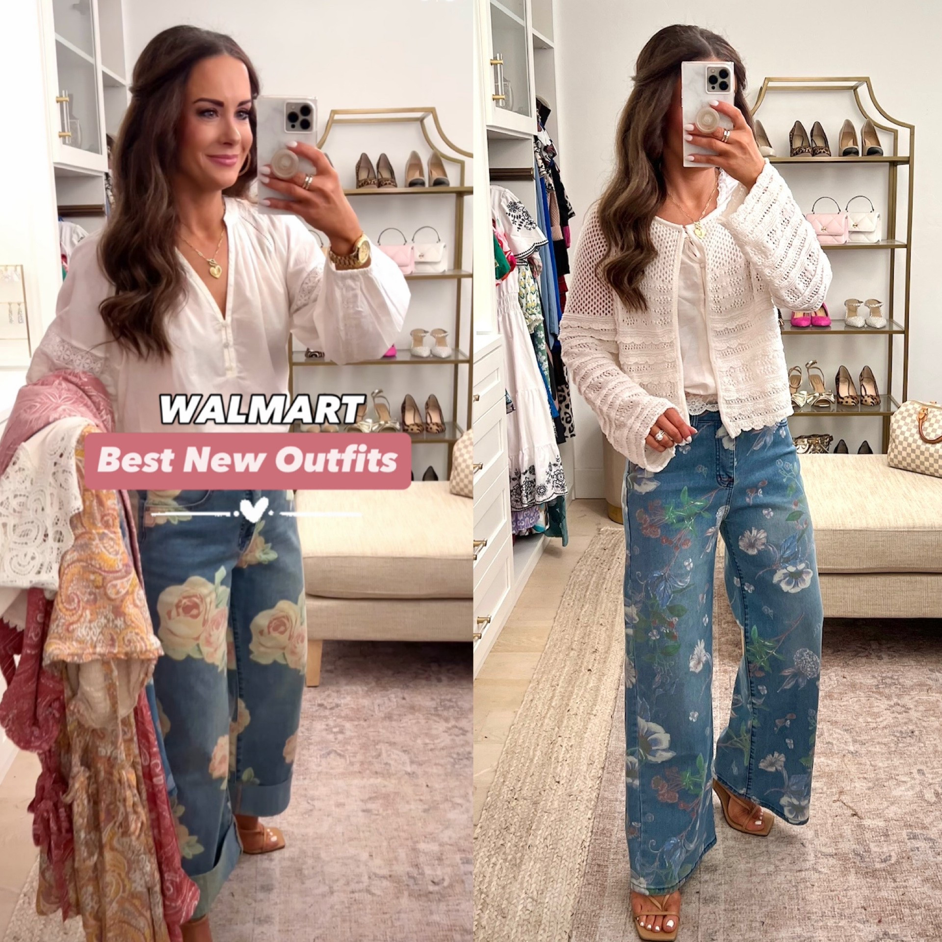 Cutest new finds from Walmart! Scroll to shop! Wearing size S. Follow us for more!