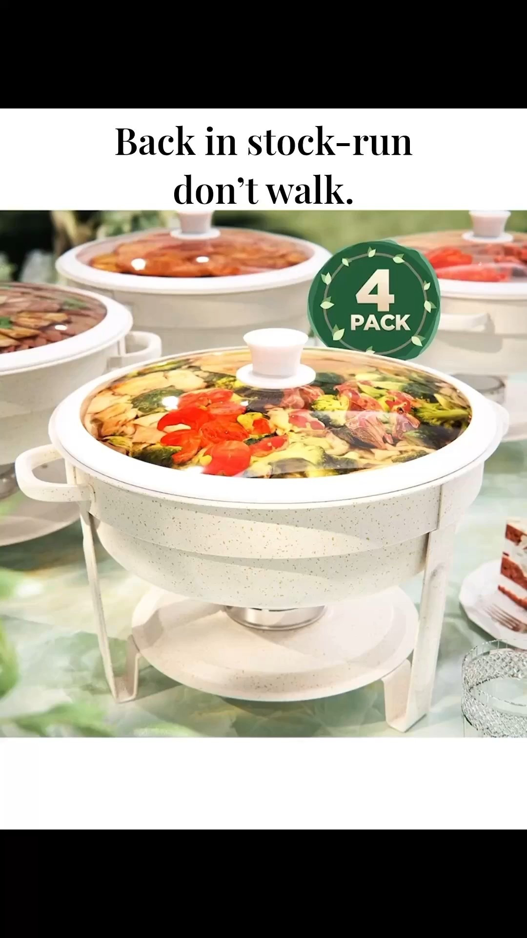 SecretsofYve: Gift Guide - I got 8. These elegant  chaffer dishes sold out fast! Gift 🎁 idea, wedding gift and serveware, home gift, Father’s Day gifts.
#Secretsofyve #ltkgiftguide
Always humbled & thankful to have you here.. New posts daily at 3pm & 4:15pm EST. 
CEO: PATESI Global & PATESIfoundation.org
@secretsofyve : where beautiful meets practical, comfy meets style, affordable meets glam with a splash of splurge every now and then. I do LOVE a good sale and combining codes! #ltkstyletip #ltksalealert #ltkfamily #ltku #ltkfindsunder100 #tku#ltkfindsunder50 #ltkover40 #ltkpetite #ltkplussize #ltkmens #ltktravel #ltkparties #ltkbump #ltkholiday #ltkfoodie #ltkvlog secretsofyve 

#LTKSeasonal #LTKWedding #LTKHome