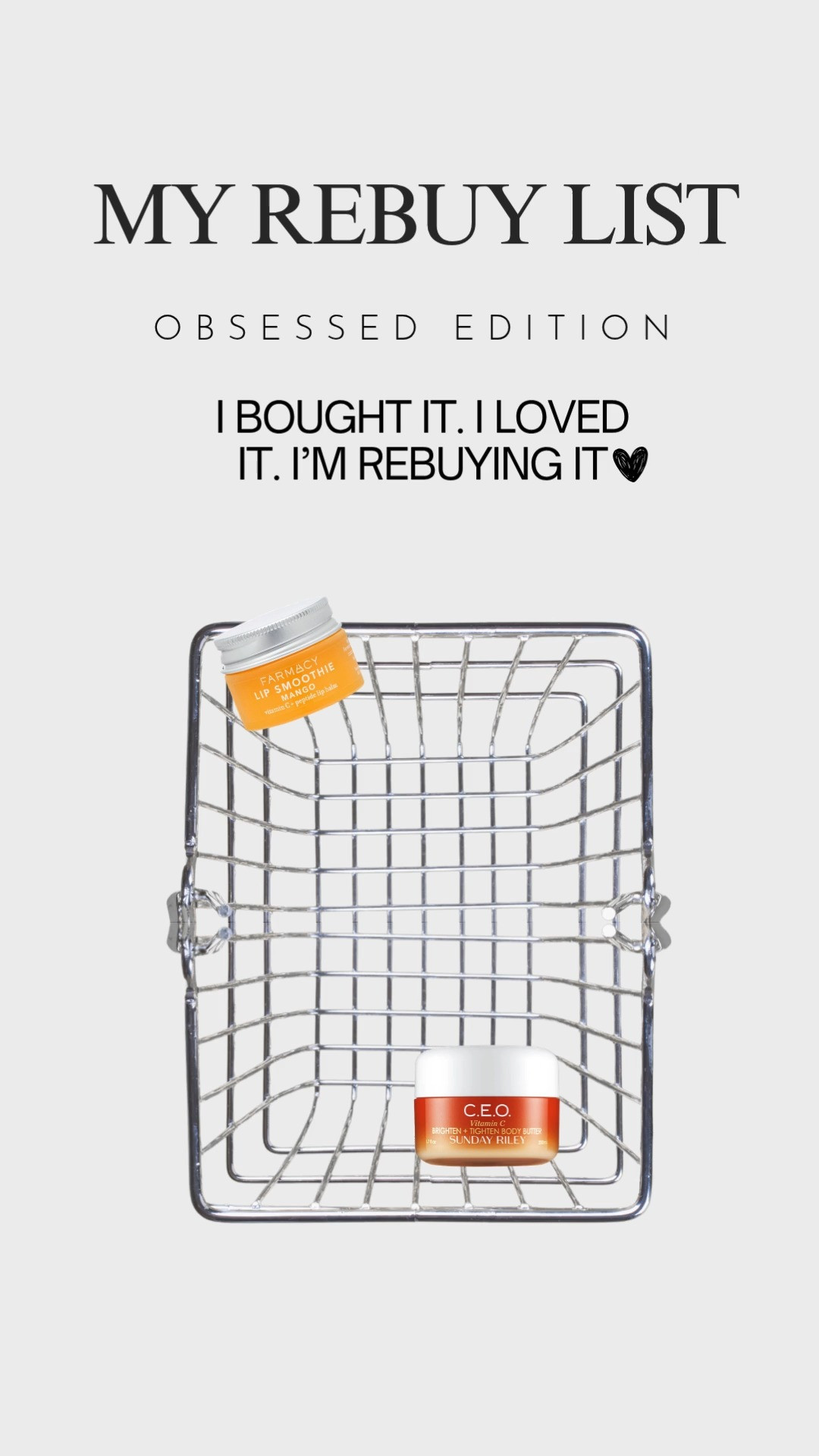 Purchased. Tested. Reordered. 💸✨ These are the products that survived the the empty-bottle test, and my  short attention span. If I finished it, loved it, and already bought another one (or fully plan to), it made this list. The rare repurchases that are actually worth the hype 🤍 #LTKdayinmylife #LTKselfcare

PS: Spoiled Child Collagen (Purchased directly from the Spoiled Child website) 

 #LTKgrwm #LTKselfcare #LTKBeauty