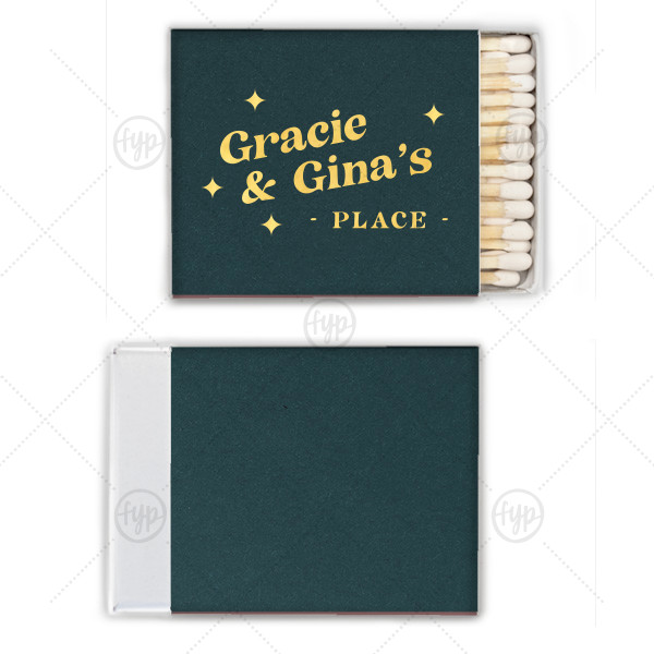 Our Place Matchbook | ForYourParty