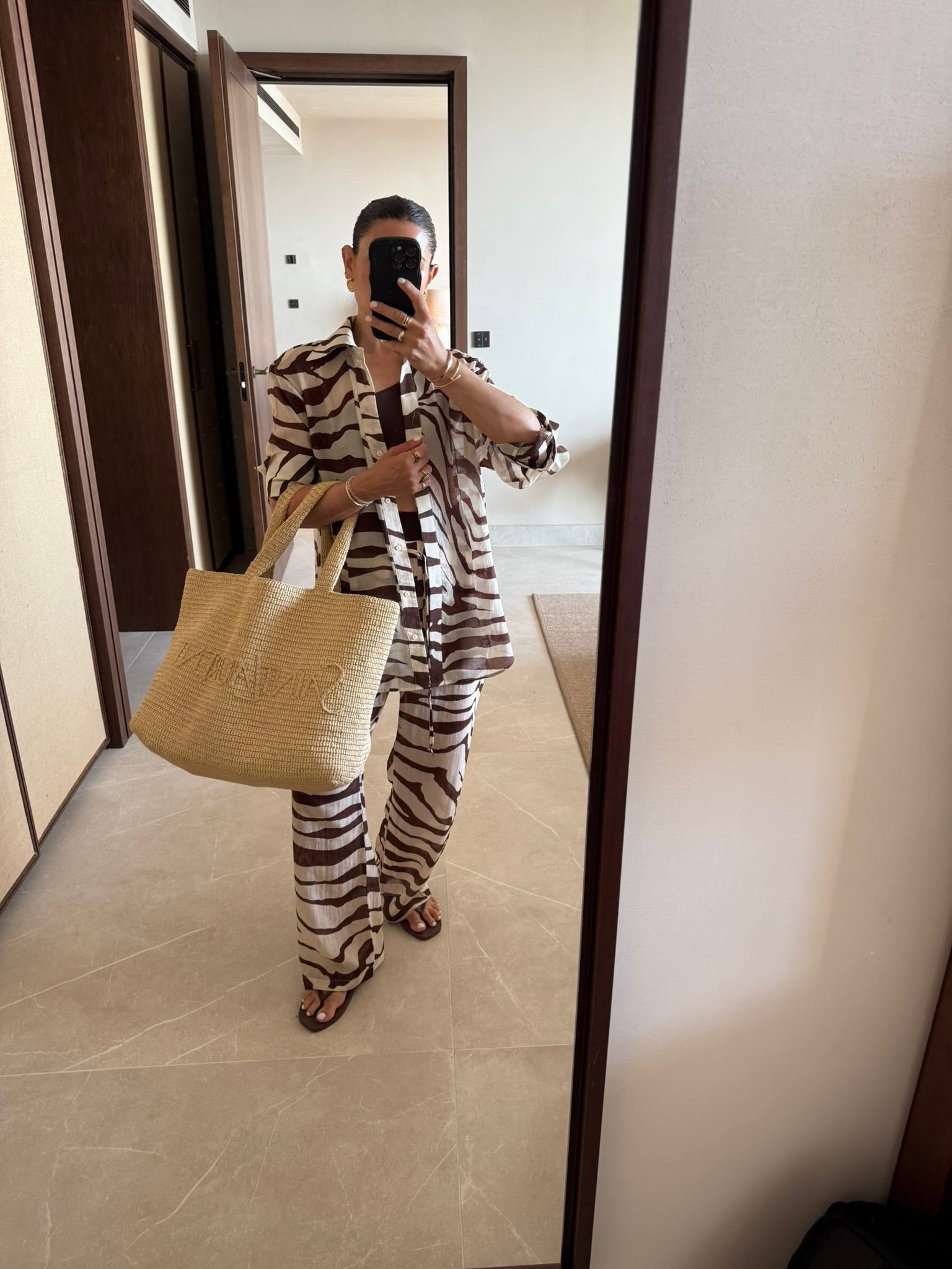 Holiday outfit check with Sarah 🤎

Raffia bag | Printed co-ord set

#LTKsummer #LTKuk #LTKstyletip