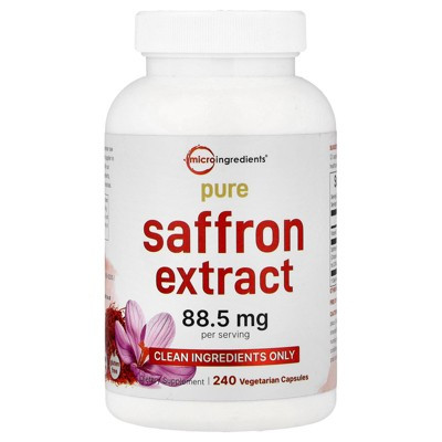 Micro Ingredients Pure Saffron Extract, 240 Vegetarian Capsules | Target