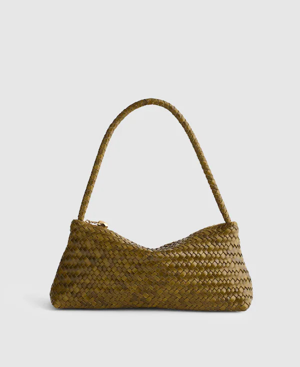 The Signature Woven Mini Zip Shoulder Bag | Madewell