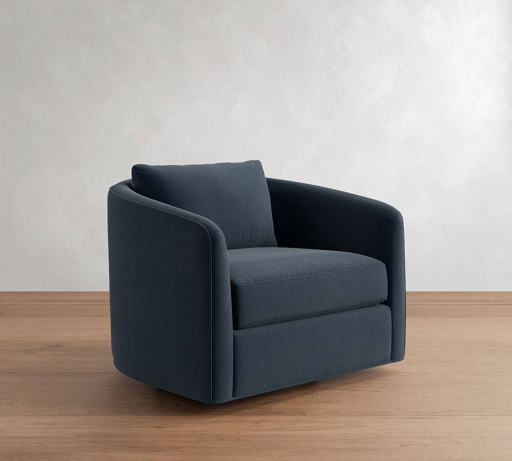 Remmy Swivel Chair | Pottery Barn (US)
