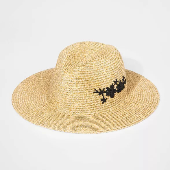 Girls' Straw Floppy Hat - art class™ Cream | Target