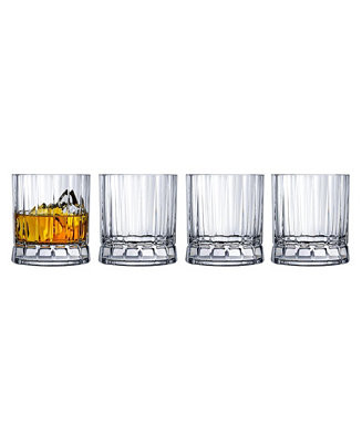 Nude Glass Wayne Whisky Glasses, Set of 4 - Macy's | Macy's