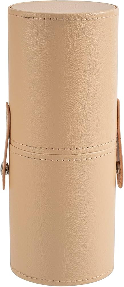 RSRSLEII Portable Makeup Brush Holder, Waterproof PU Leather Travel Makeup Brush Case Bag Cup, Br... | Amazon (US)