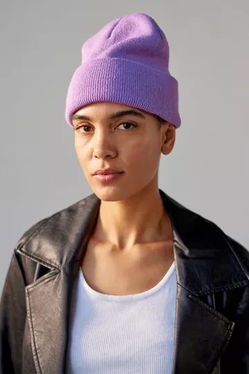 Faye Jersey Knit Beanie | Urban Outfitters (US and RoW)
