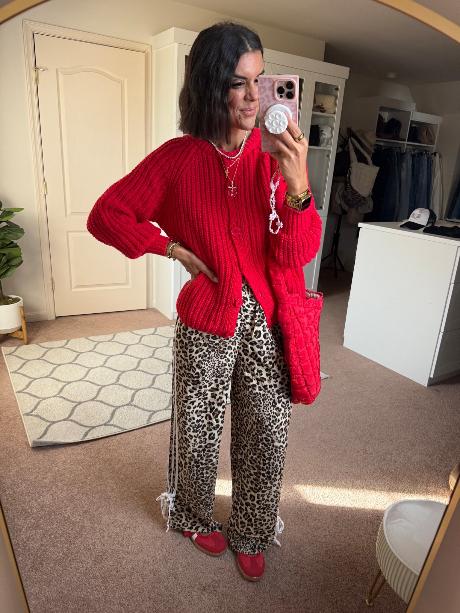 Size small in pants small in cardigan 

#LTKSeasonal