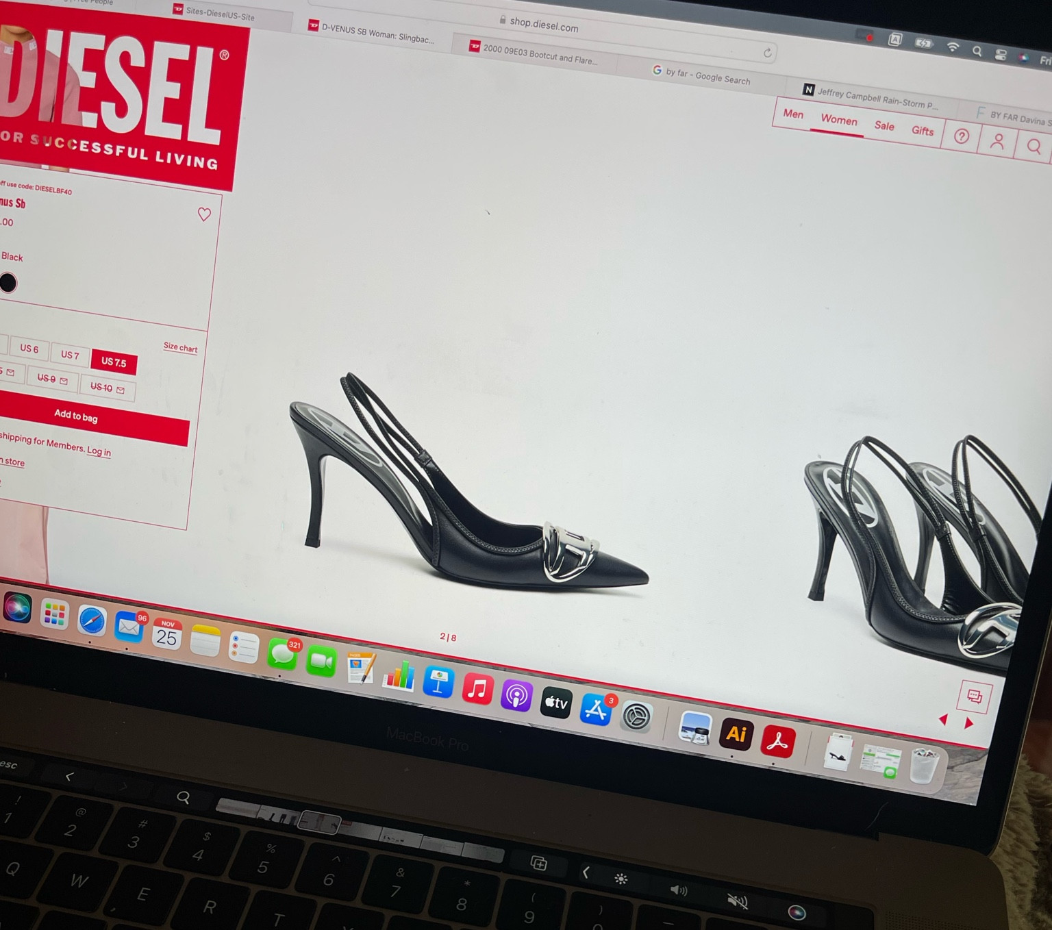 40% off diesel heels with code dieselbf40 ! I also bought a couple  jeans 

#LTKsalealert #LTKstyletip