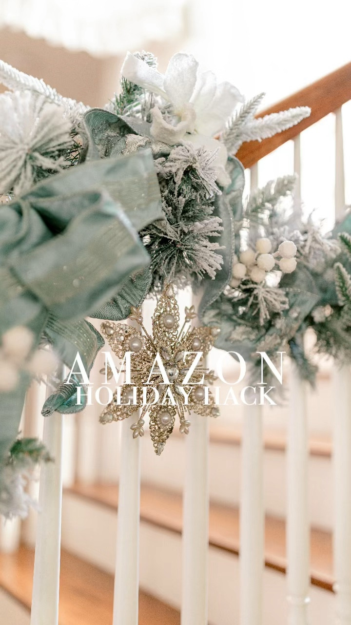 ✨Amazon Holiday Hack ✨ These reusable twist ties are perfect for hanging garland, wreaths or stockings and won’t damage your banister or furniture. You can also adjust them or tie them together to make them longer if needed. I am using three on my staircase, but they come in a set of six. 

#LTKHoliday #LTKFindsUnder100 #LTKFindsUnder50