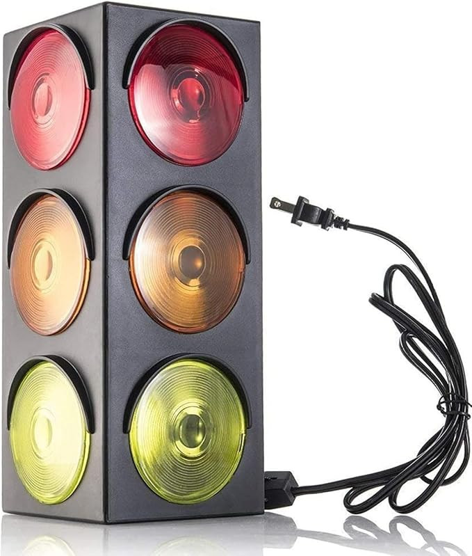 Kicko Traffic Light Prop, 12.25 inch - Simulates Traffic Stop Light - Novelty Traffic Light Lamp ... | Amazon (US)