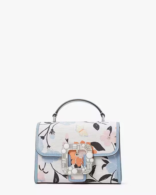 Lovitt Buckled Floral Jacquard Small Top-handle Crossbody | Kate Spade (US)