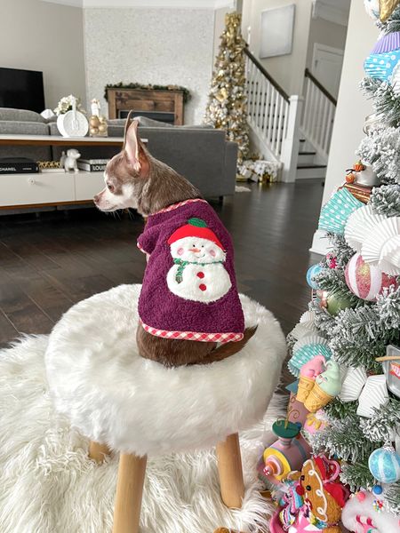The cutest snowman pet jacket!

Christmas, holiday outfit, dog clothes, dog sweater, Shein 

#LTKSeasonal #LTKfamily #LTKHoliday