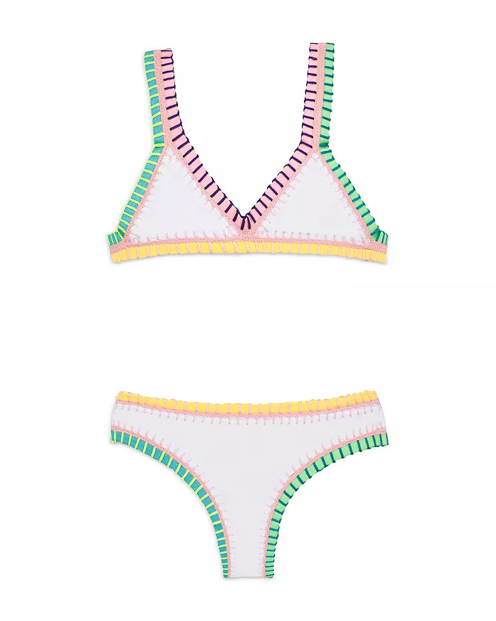 Girls' Rainbow Embroidered Two Piece Swimsuit - Little Kid, Big Kid | Bloomingdale's (US)