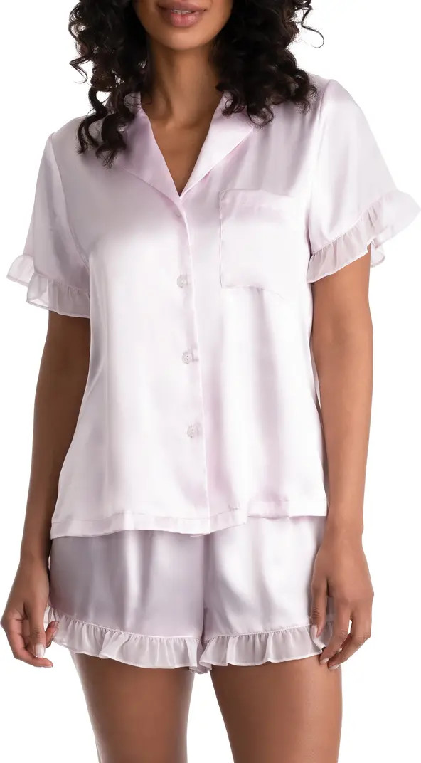 Alice Ruffle Trim Short Pajamas | Nordstrom