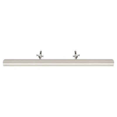 polished nickel 30 inch double arm picture light