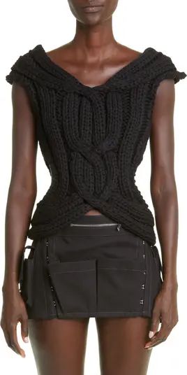 Dion Lee Cutout Cable Knit Sweater | Nordstrom | Nordstrom