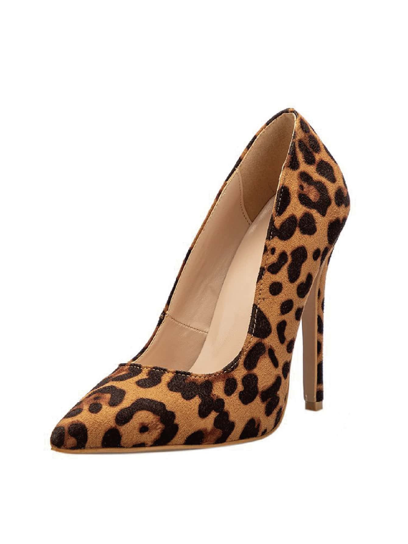 Leopard Ultra High Heel Pumps | SHEIN