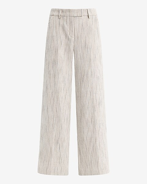 Editor Striped Mid Rise Trouser Pant | Express