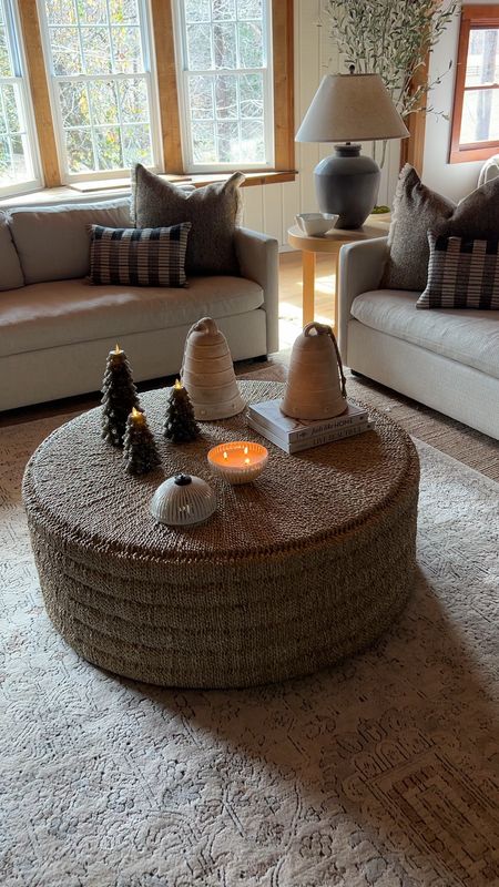 Coffee table decor, christmas candle, holiday candle, ornament candle; Christmas decor, holiday coffee table decor #coffeetable 

#LTKsalealert #LTKHoliday #LTKhome