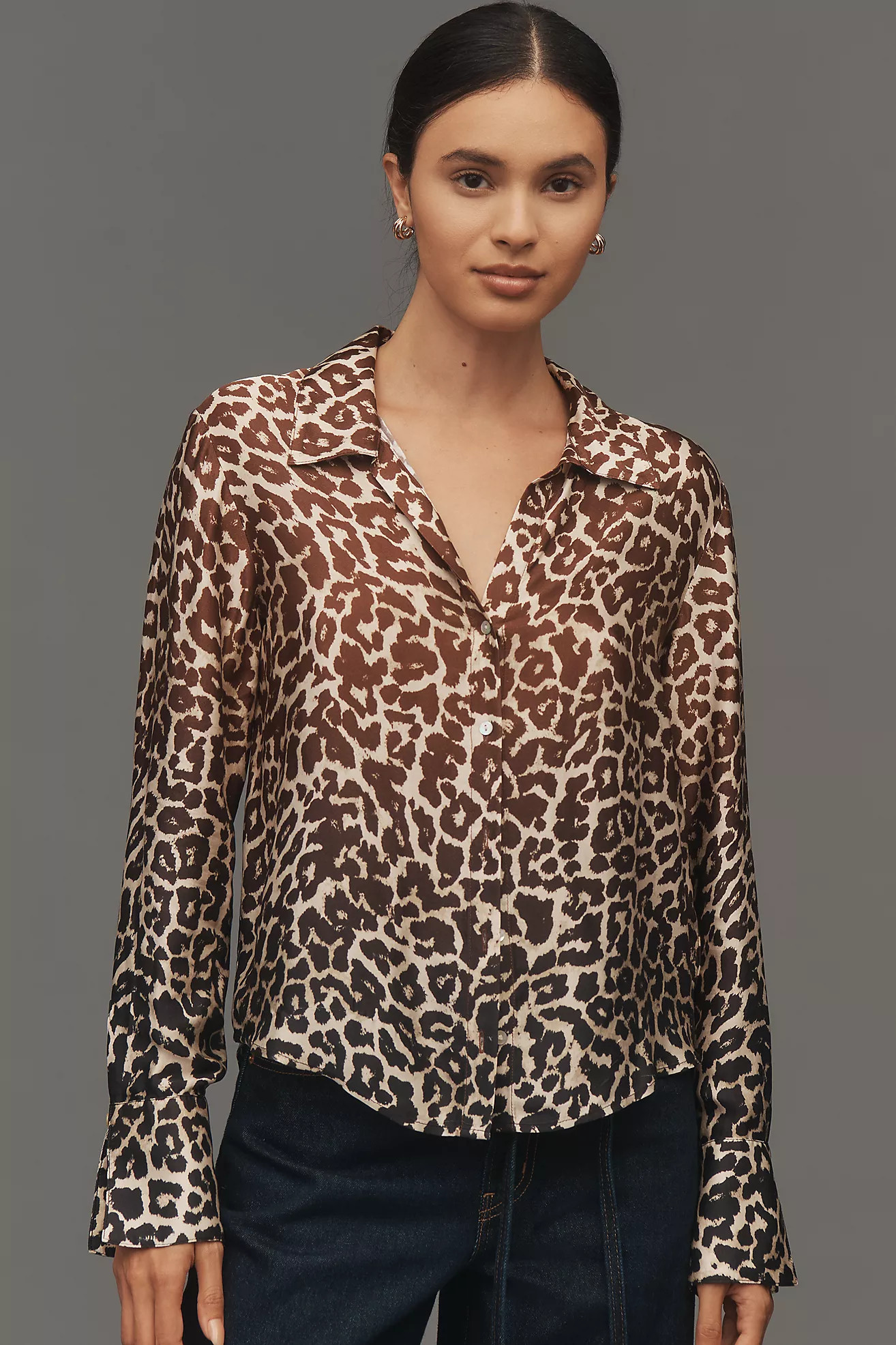 Cloth & Stone Animal Print Jacket | Anthropologie (US)