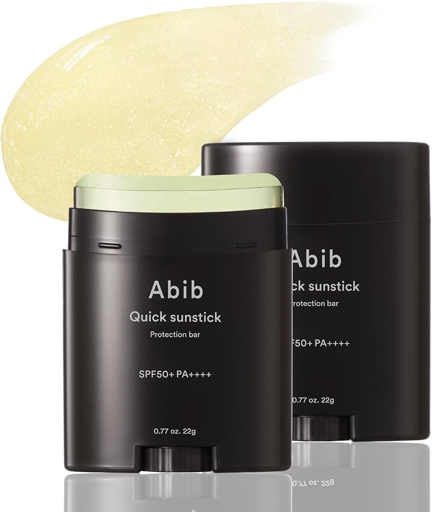 Abib Quick Sunstick Protection Bar SPF50+ 0.77 fl oz/22 g Sun Care, No Whitecast Sunscreen, No St... | Amazon (US)