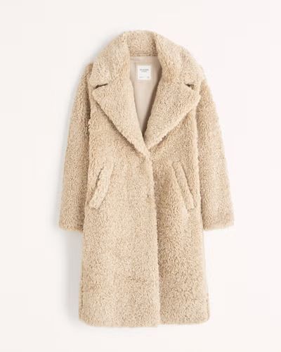 A&F Teddy Long Coat | Abercrombie & Fitch (US)