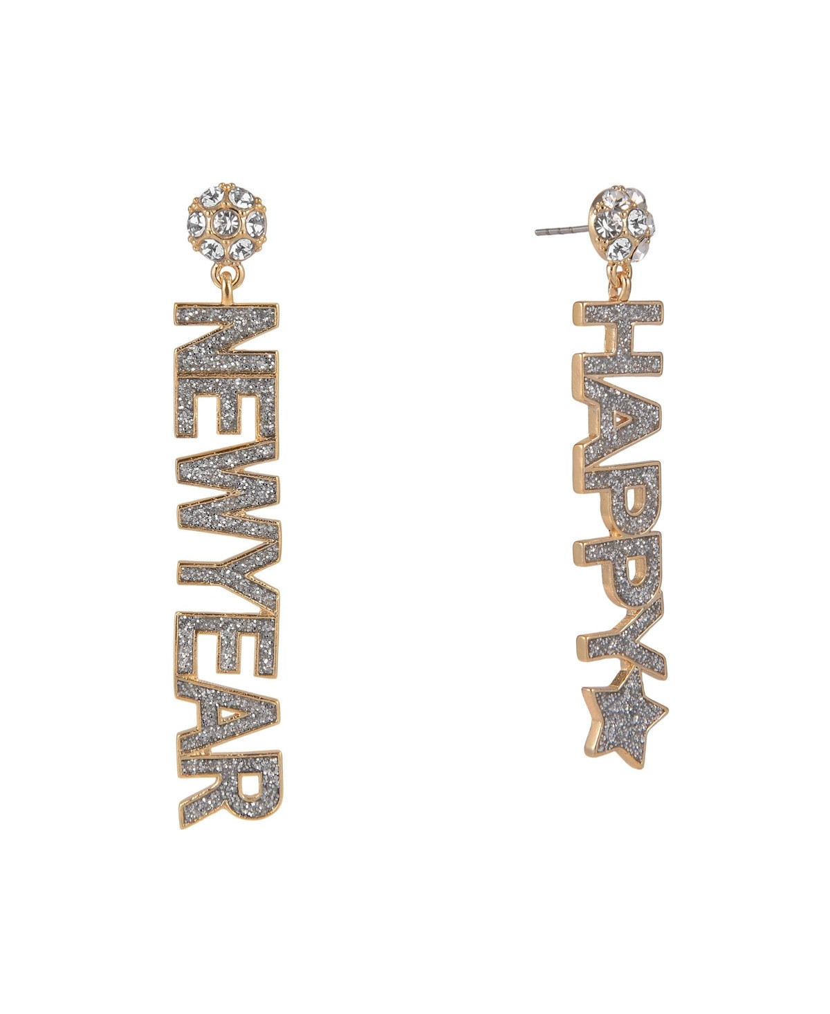 Hallmark Happy New Year Stone Earrings | Macy's