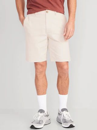 Slim Built-In Flex Rotation Chino Shorts for Men -- 9-inch inseam | Old Navy (US)