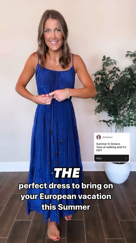 This dress is PERFECT for a European vacation! It’s flowy, fun, comfortable and can be dressed up or down depending on what you have planned for the day!! It’s also on sale right now! 👌🏼

#LTKSaleAlert #LTKVideo #LTKParties