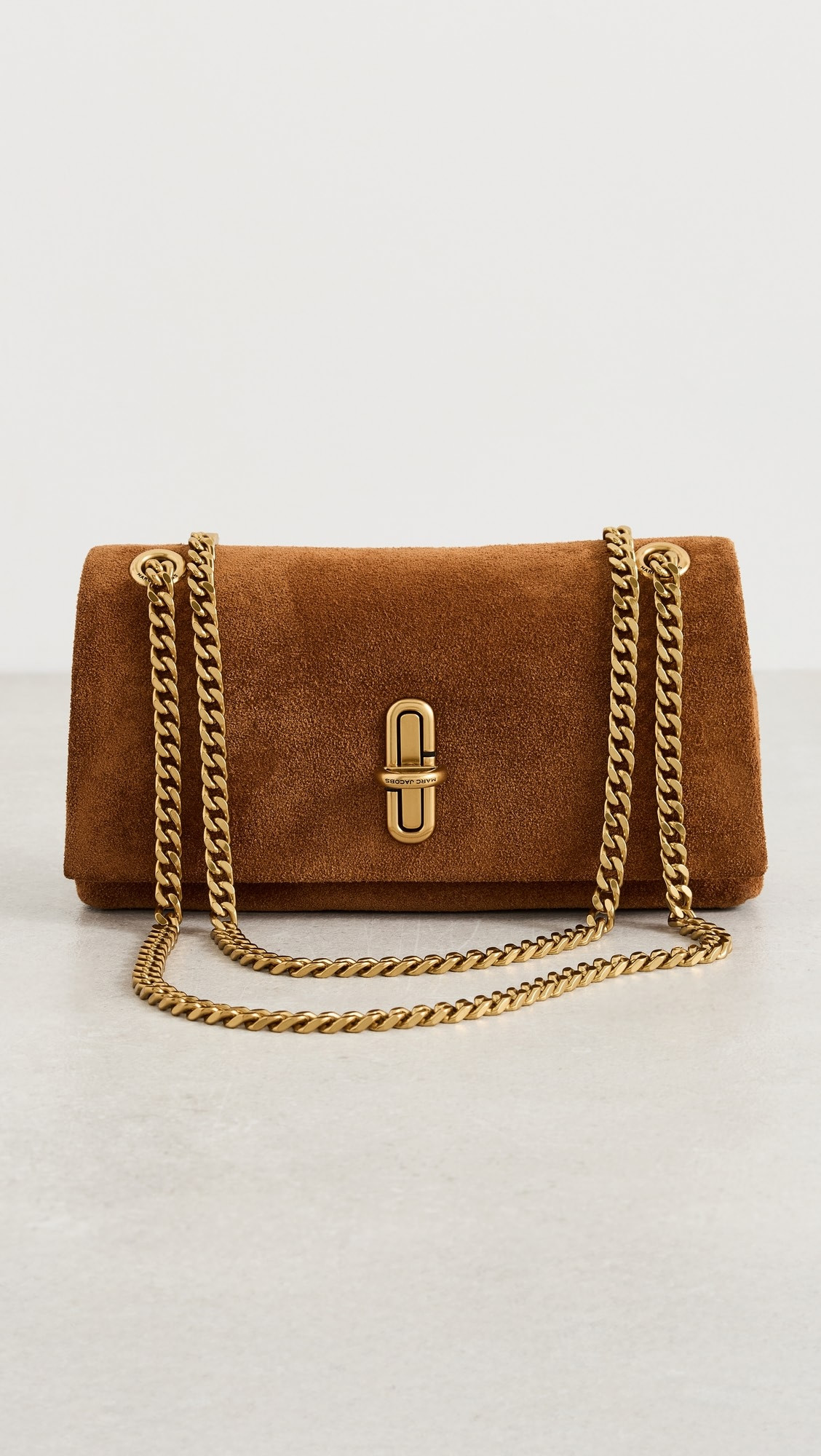 The Suede Dual Chain Mini Bag | Shopbop