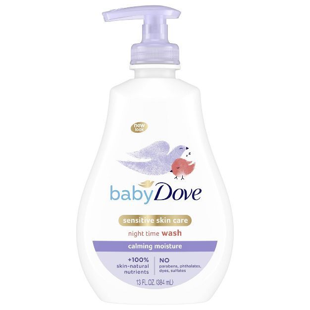 Baby Dove Calming Moisture Sensitive Skin Night Time Wash - 13 fl oz | Target
