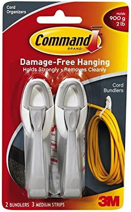 Command Cord Bundlers, White, 3-PACK | Amazon (US)