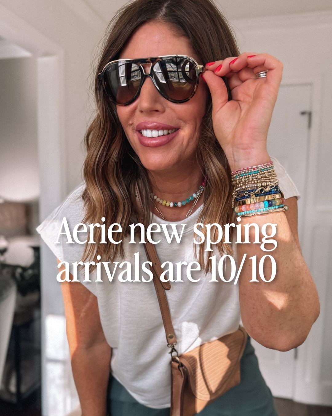 New spring arrivals from aerie are a 10/10!!

I’m wearing a medium in all of the tops, a small long in all of the pants and a medium in all of the shorts. Denim shorts are a size 29.

#LTKSaleAlert #LTKootd #LTKOver40