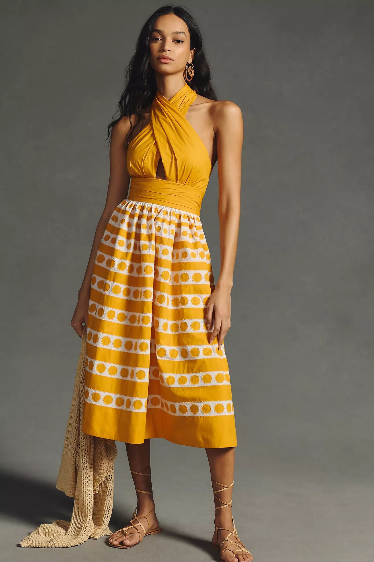 Maeve A-Line Halter Dress | Anthropologie (US)