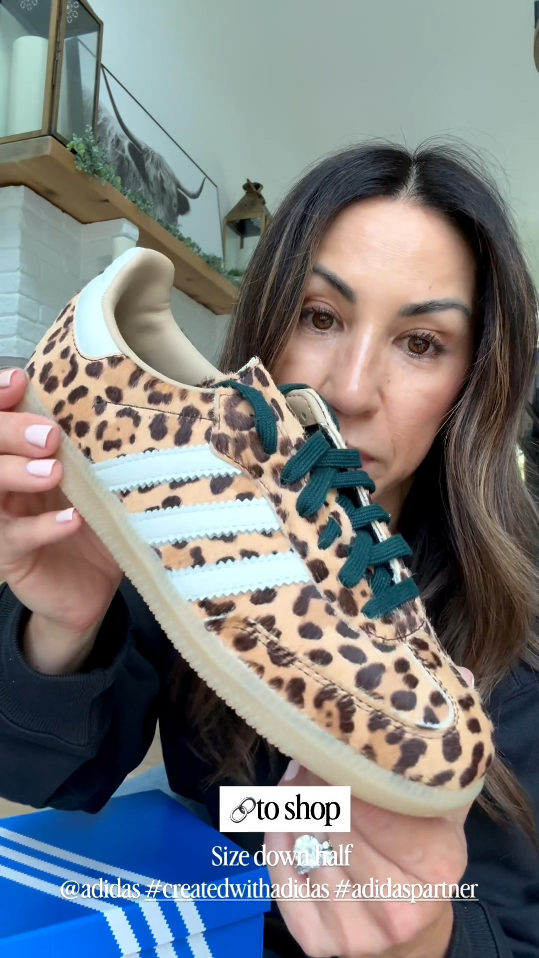 Adidas sneakers size down half @adidas #createdwithadidas #adidaspartner leopard sneakers, animal print sneakers, cheetah sneakers

#LTKOver40