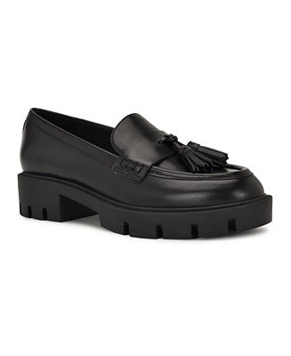 Womens Marela Tassel Lug Sole Loafers | Macy's