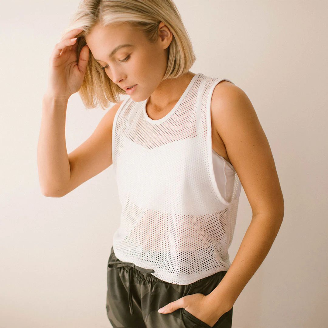 White Flow Tank | Albion Fit