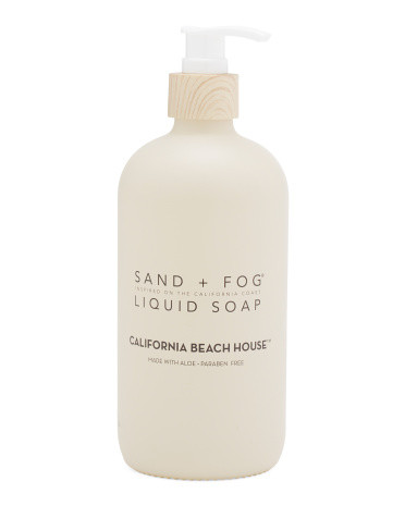15.7oz California Beach House Scented Hand Soap In Glass Jar | Marshalls