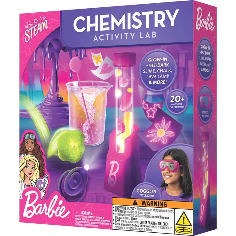 Barbie Chemistry Activity Lab Science Kit for Kids Age 5 and Up by Blue Marble | Walmart (US)